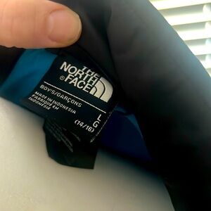 Kids North Face ski coat with zippered in down coat